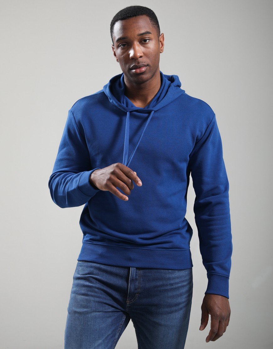 HUGO Dapo Hoodie Open Blue