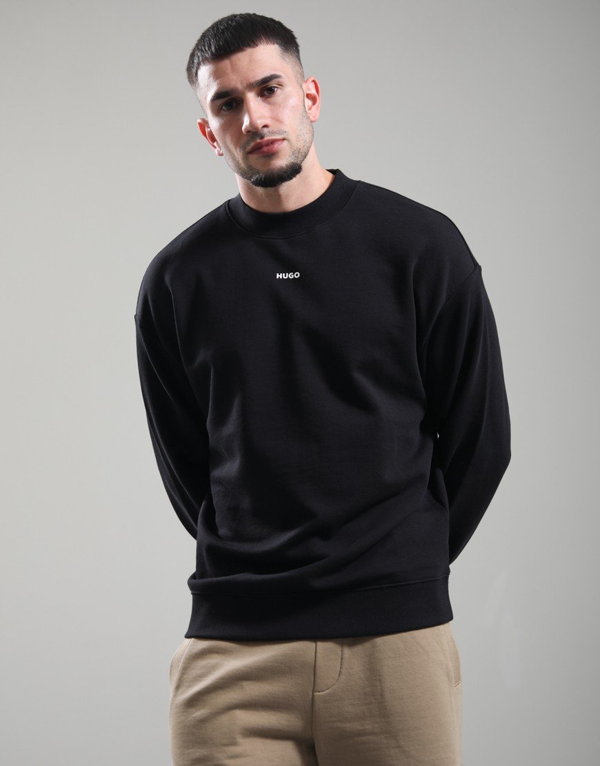 HUGO Dapo Crew Sweat Black