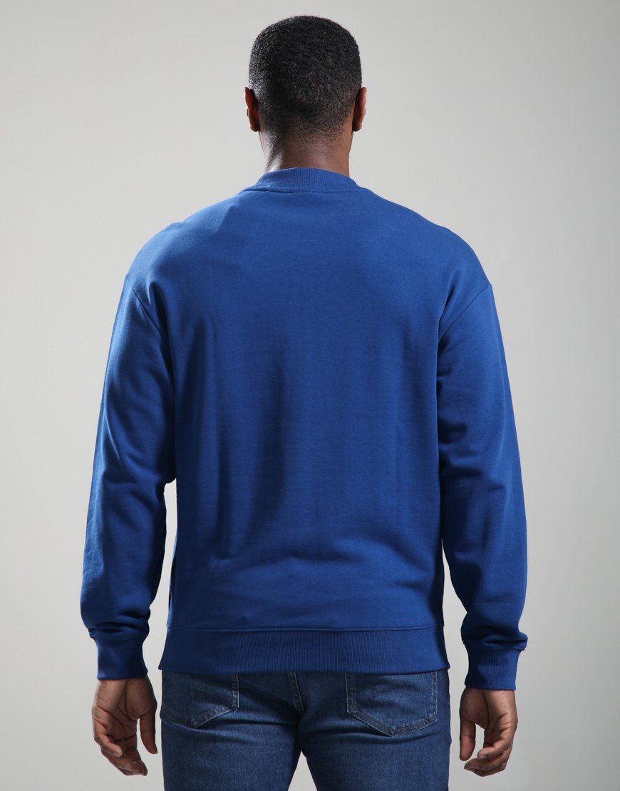 HUGO Dapo Crew Sweat Open Blue