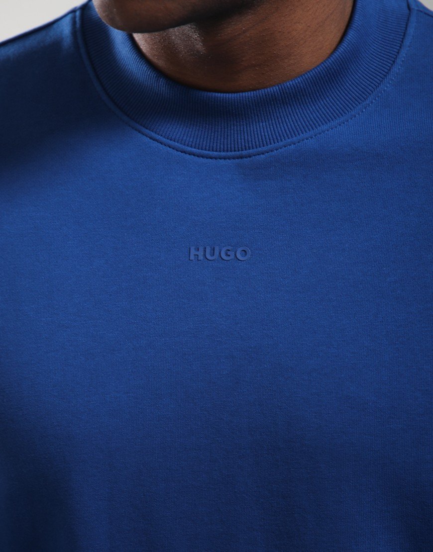 HUGO Dapo Crew Sweat Open Blue