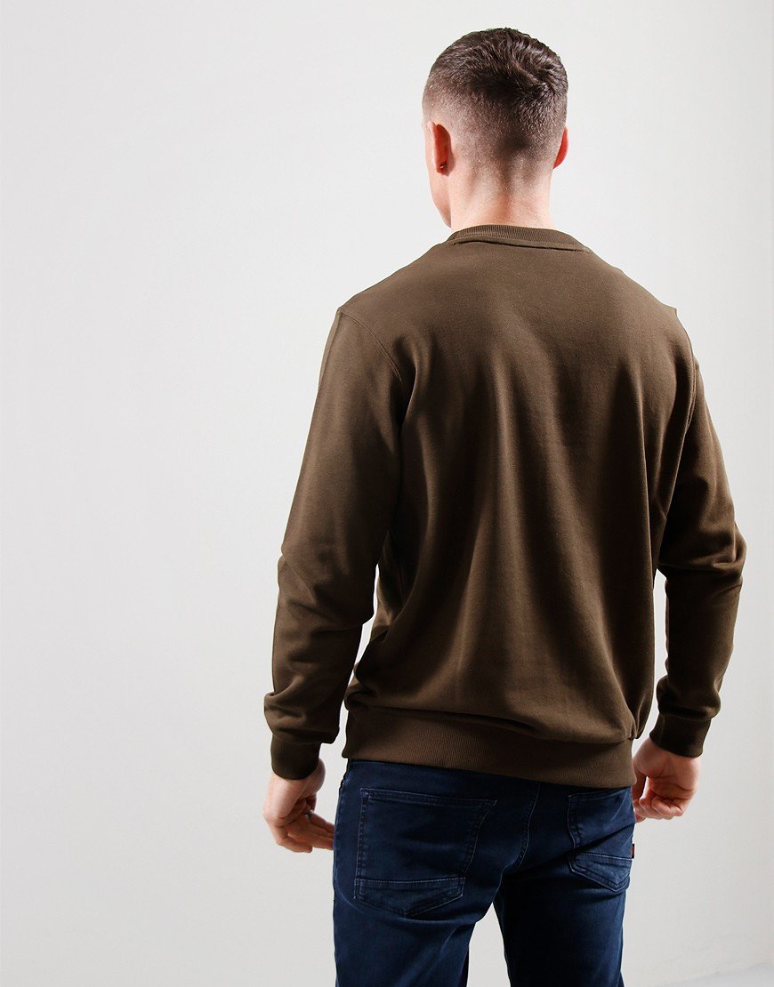 HUGO Delery Sweat Dark Green Terraces Menswear