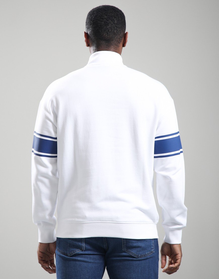 HUGO Demsizip Half Zip Sweat White