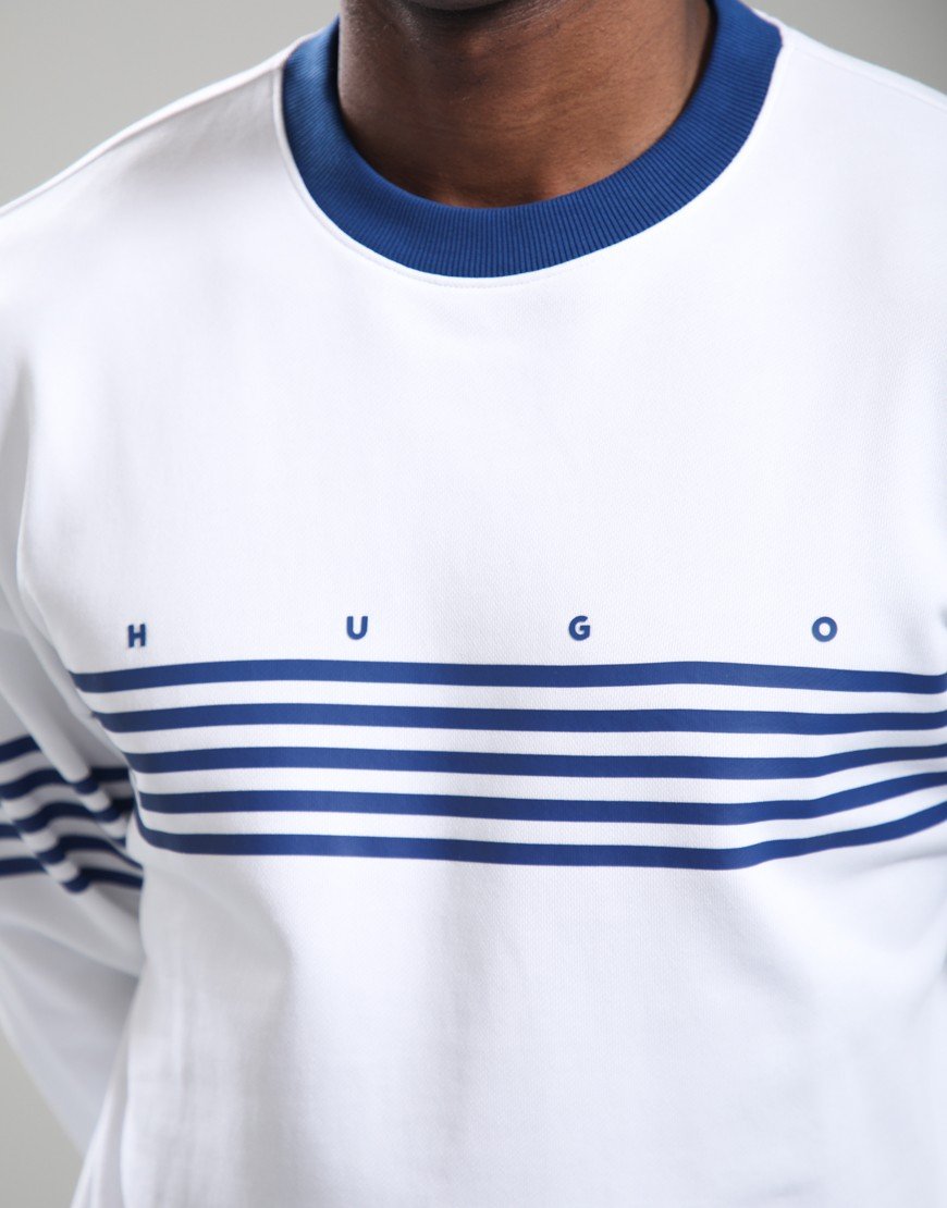 HUGO Demso Crew Sweat White
