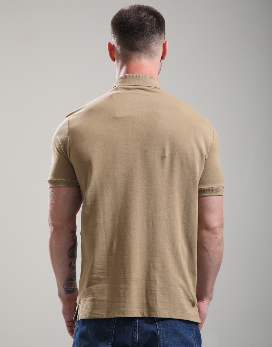 HUGO Dereso222 Polo Shirt Beige Overflow