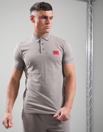 HUGO Dereso222 Polo Shirt Light/Pastel Brown