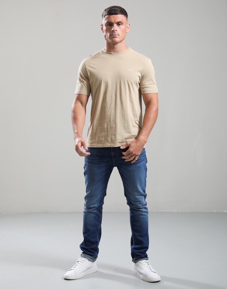 HUGO Dero222 T-Shirt Medium Beige
