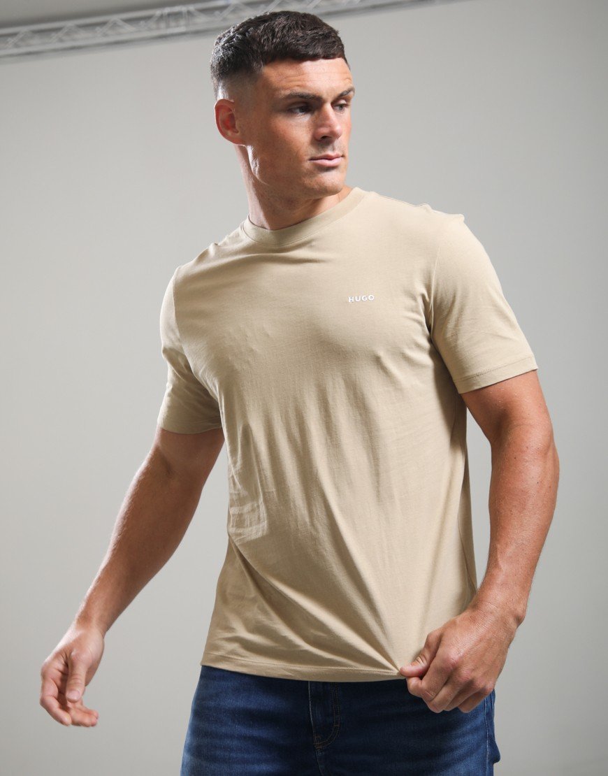 HUGO Dero222 T-Shirt Medium Beige