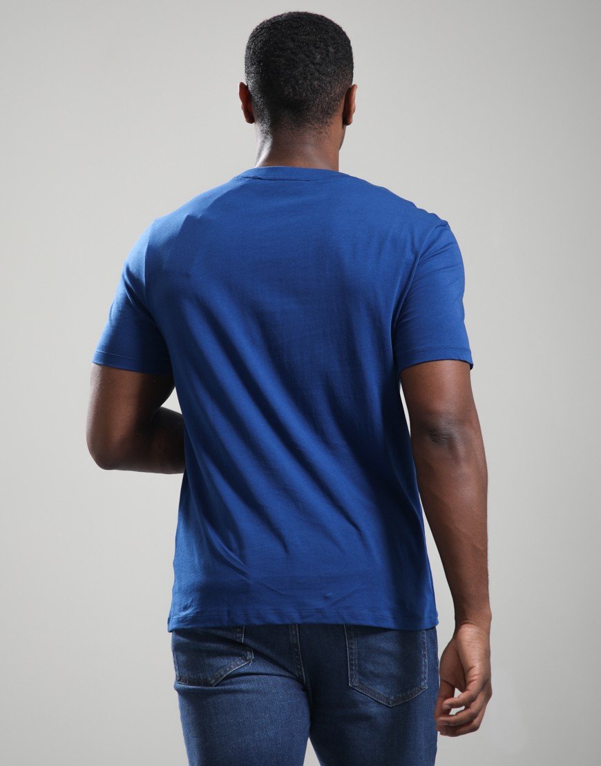 HUGO Dero222 T-Shirt Open Blue