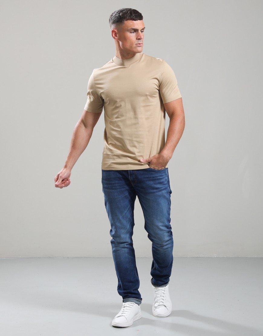 HUGO Dimersom T-Shirt Medium Beige