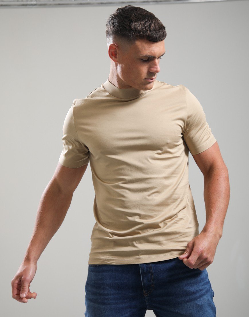 HUGO Dimersom T-Shirt Medium Beige