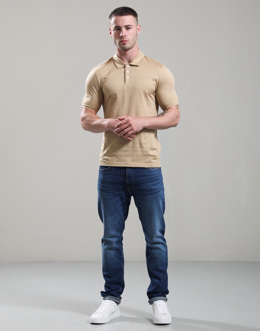 HUGO Dimerspolon Polo Shirt Medium Beige