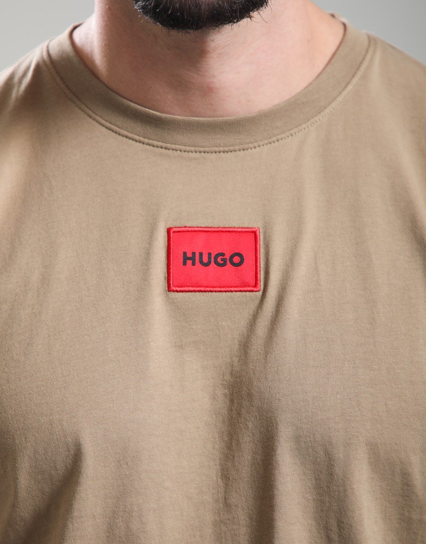 HUGO Diragolino212 T-Shirt Beige Overflow