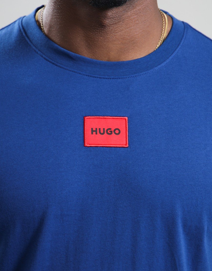 HUGO Diragolino212 T-Shirt Open Blue