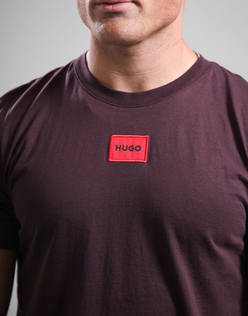 HUGO Diragolino212 T-Shirt Open Brown