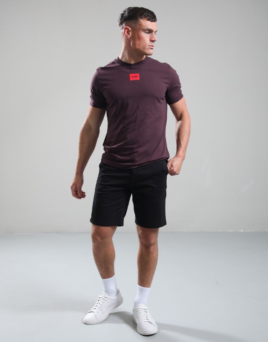 HUGO Diragolino212 T-Shirt Open Brown