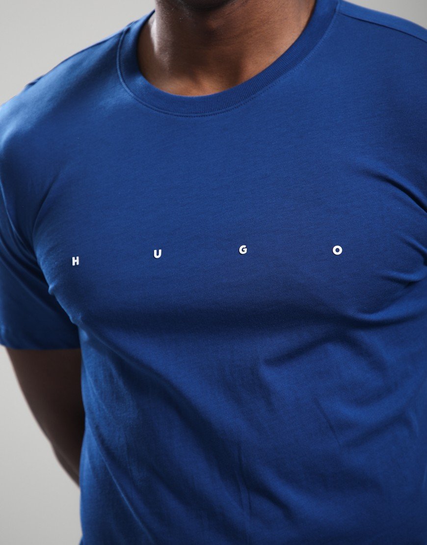 HUGO Dorosi T-Shirt Open Blue