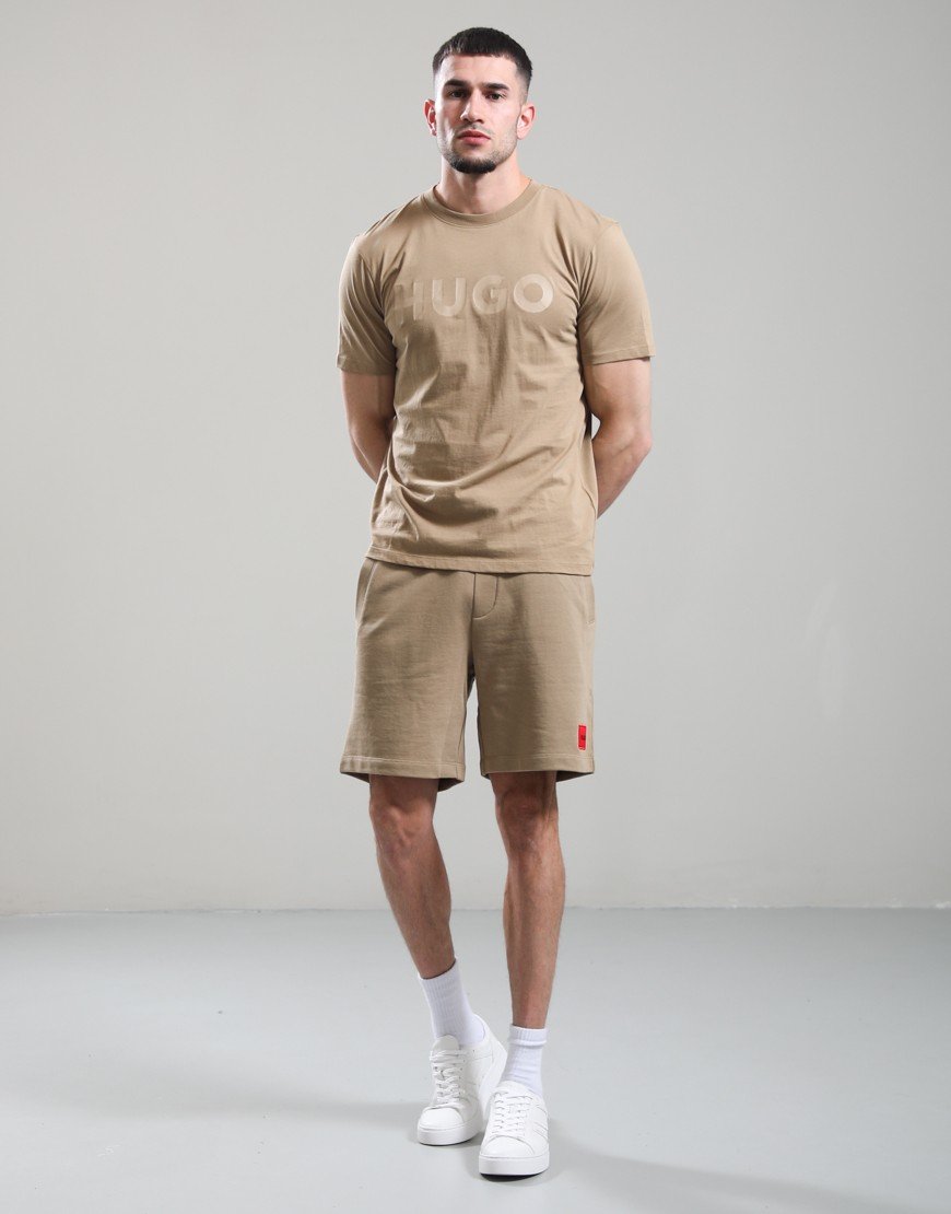 HUGO Dulivio T-Shirt Beige Overflow