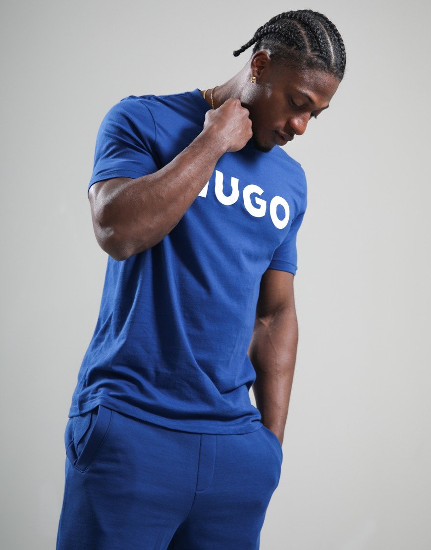 HUGO Dulivio T-Shirt Open Blue