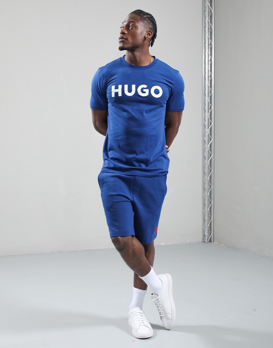 HUGO Dulivio T-Shirt Open Blue