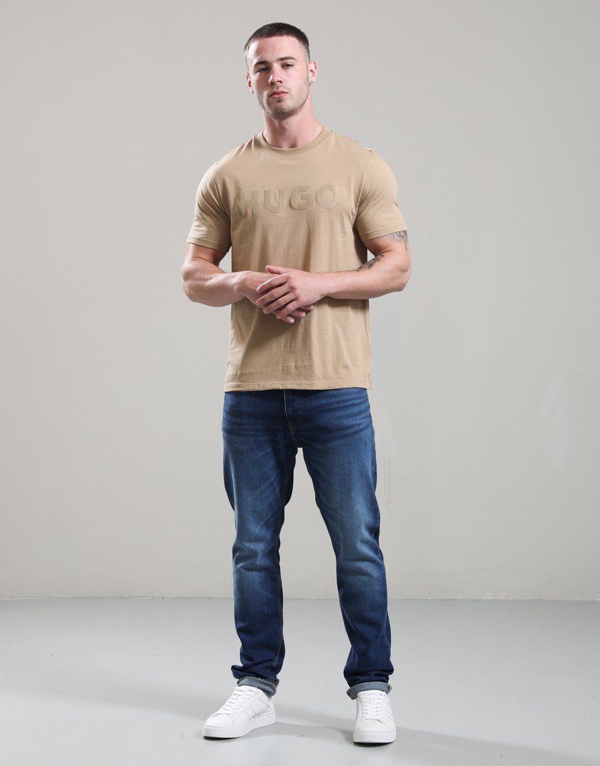 HUGO Dulivio_U263 T-Shirt Medium Beige