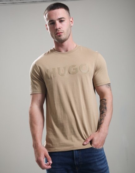 HUGO Dulivio_U263 T-Shirt Medium Beige