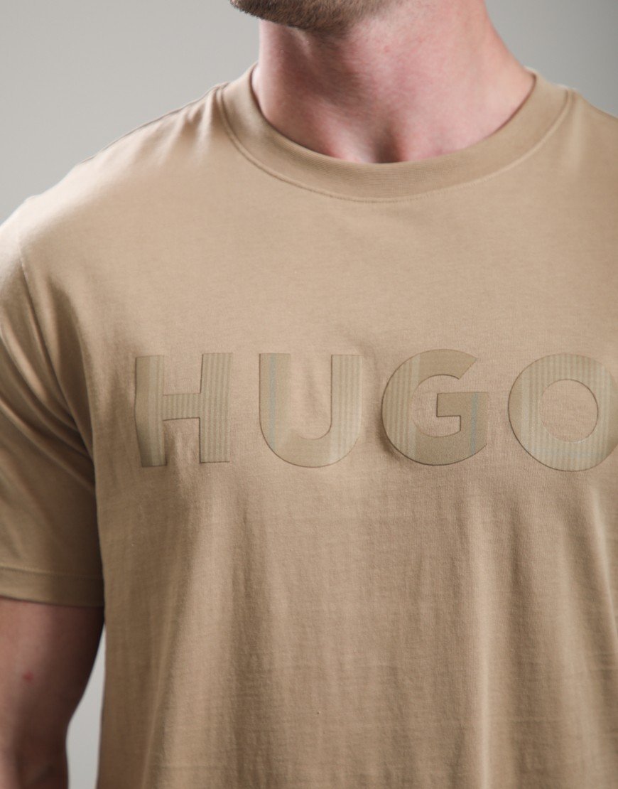 HUGO Dulivio_U263 T-Shirt Medium Beige