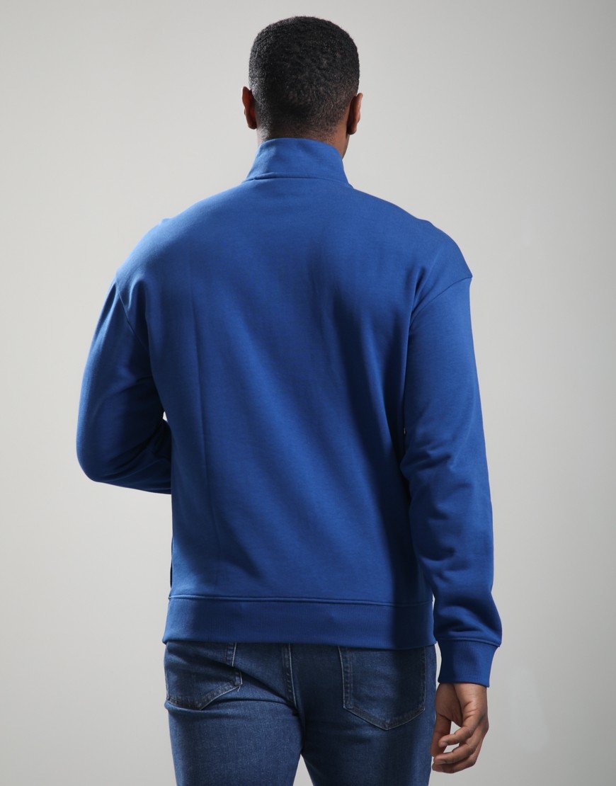 HUGO Durty244 Half Zip Sweat Open Blue