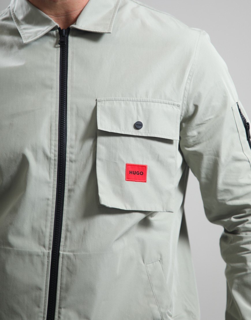 HUGO Emmond Overshirt Light/Pastel Green