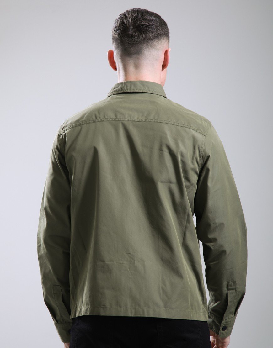 HUGO Evalom Overshirt Open Green