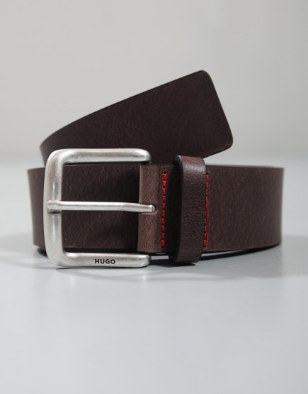 HUGO Geffrey_Sz40 Belt Dark Brown