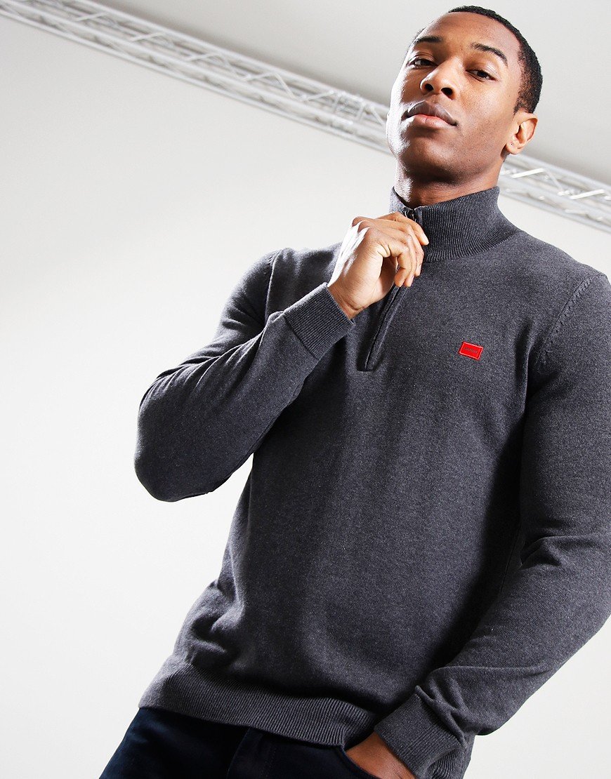 HUGO San Quintus-C Knit Dark Grey