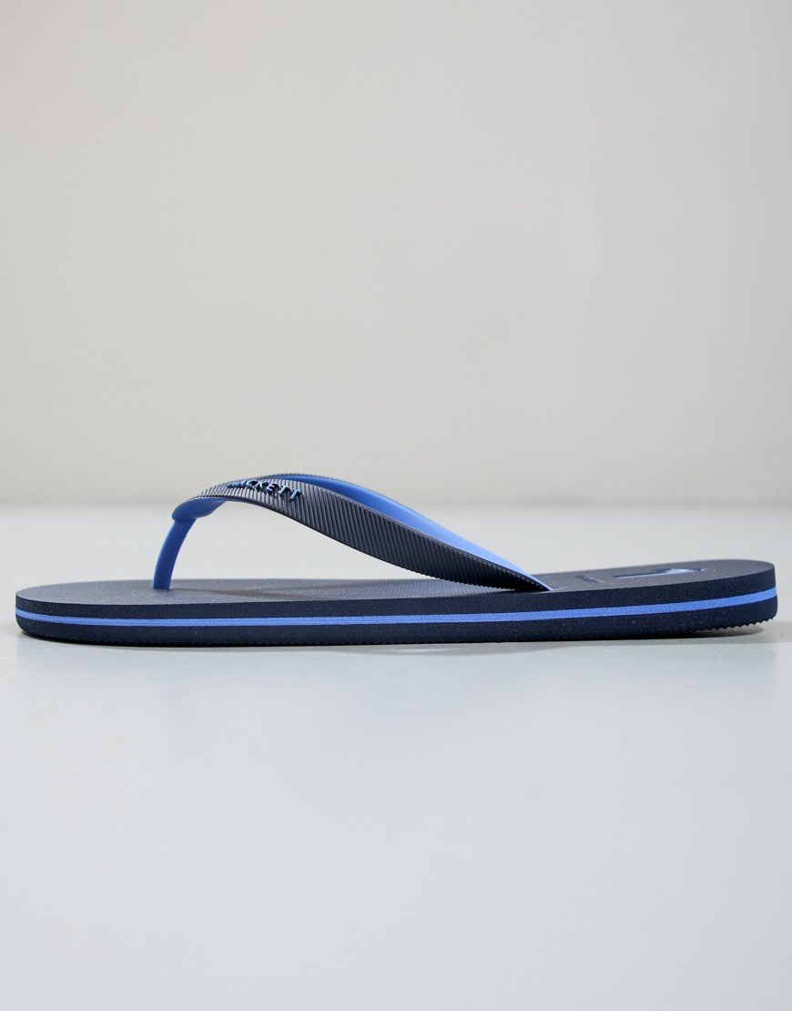 Hackett Capri Numbers Flip Flops Navy