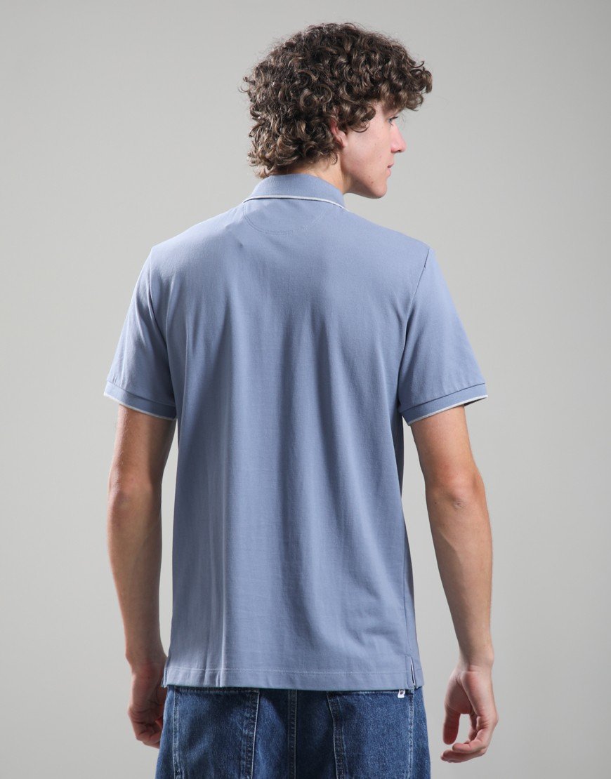 Hackett Heritage Essential Polo Thames Blue