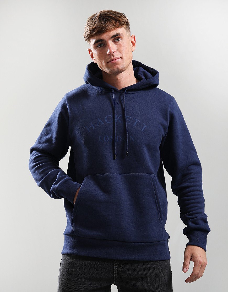 Hackett Heritage Essential Hoodie Ink Blue