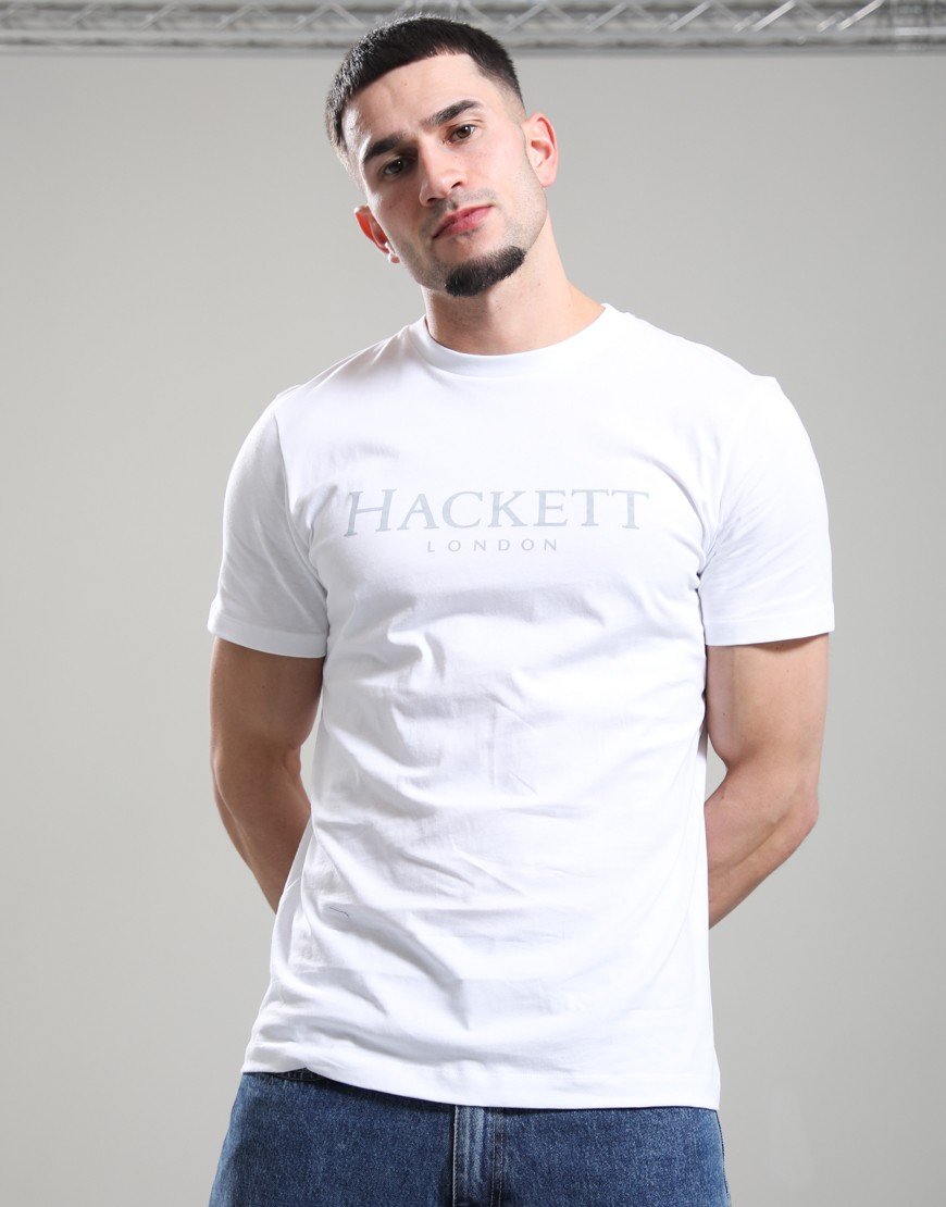 Hackett Heritage Essential T-Shirt Optic White