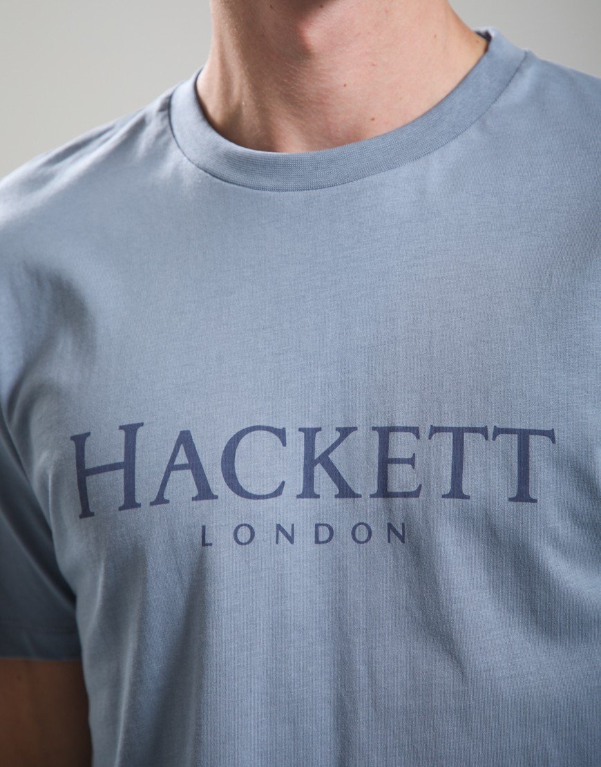 Hackett Heritage Essential T-Shirt Thames Blue