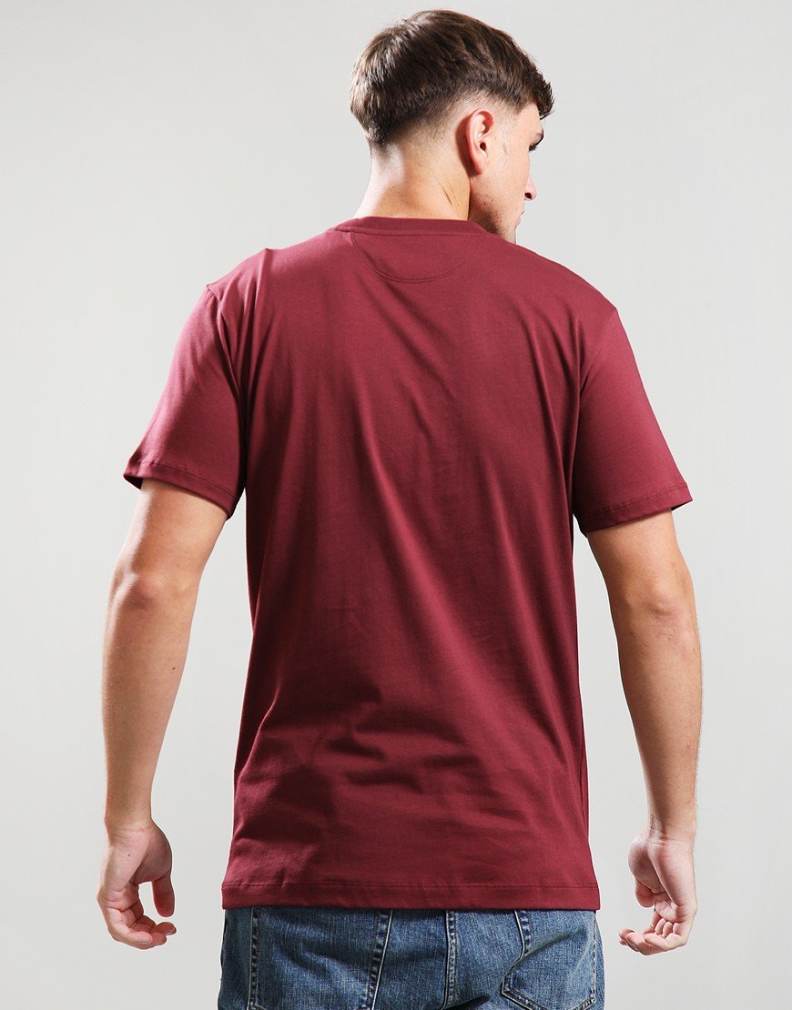 Hackett Heritage Essential T-Shirt Burgundy