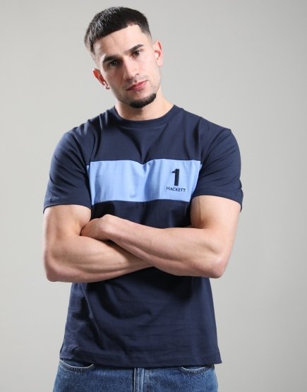 Hackett Heritage Number Panel T-Shirt Old Navy