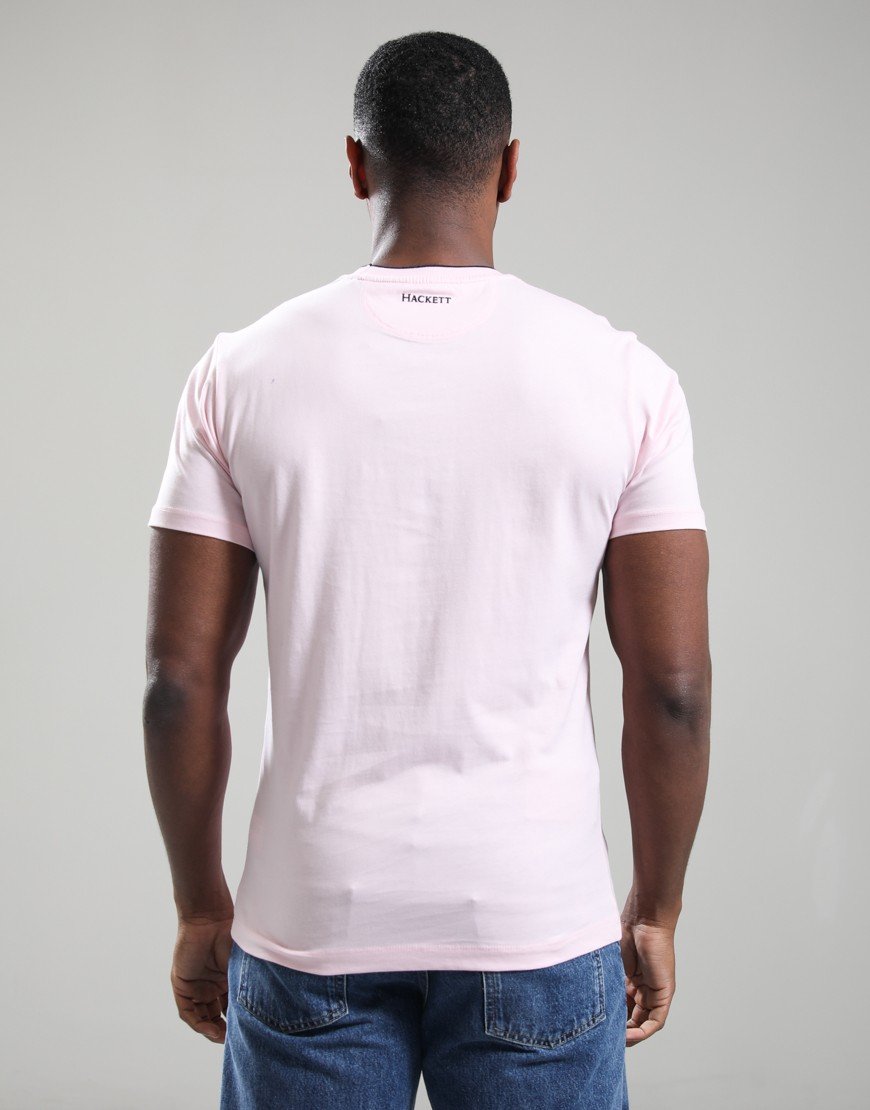 Hackett Heritage Number T-Shirt Light Pink
