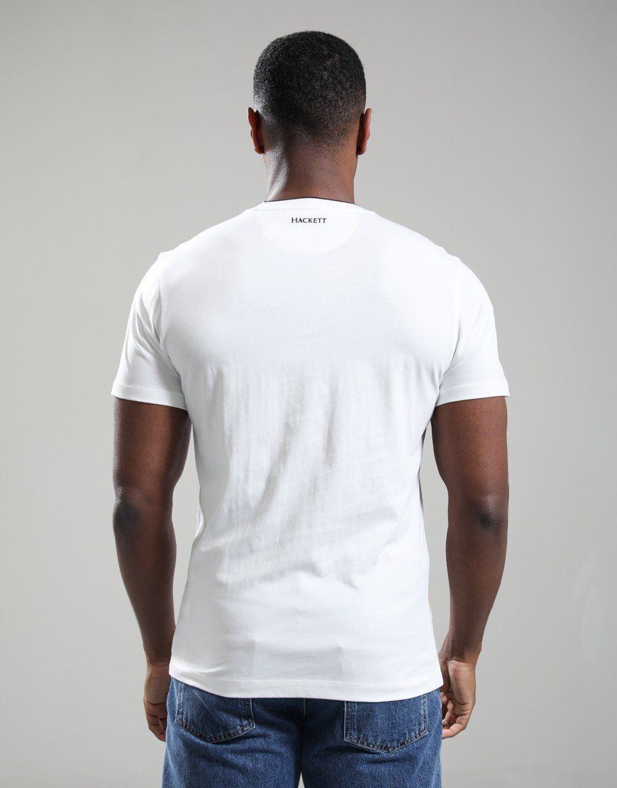 Hackett Heritage Number T-Shirt Off White