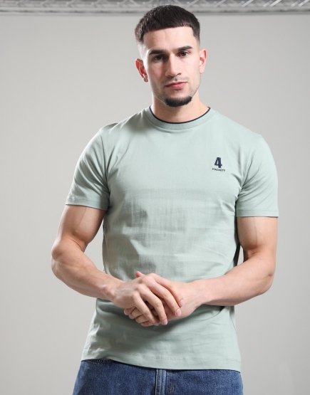 Hackett Heritage Number T-Shirt Sage Green