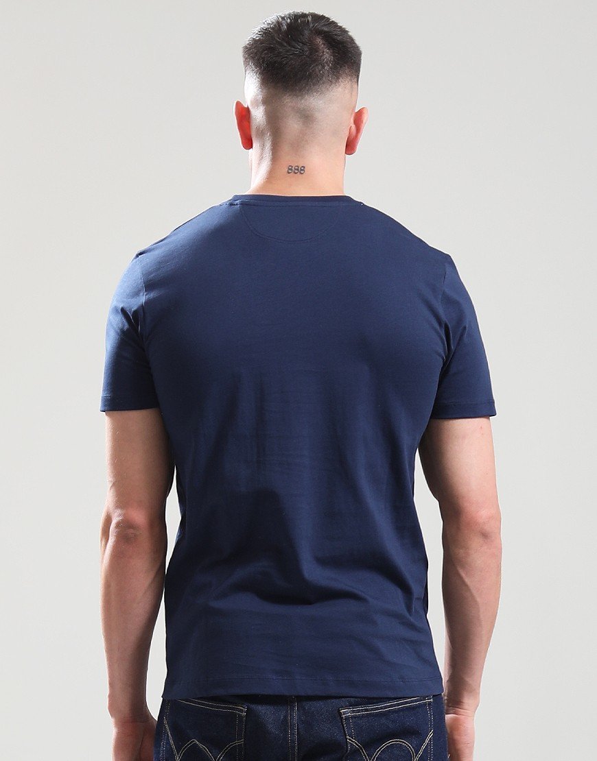 Hackett Heritage Number T-Shirt Ink Blue