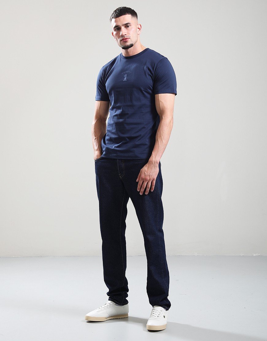 Hackett Heritage Number T-Shirt Ink Blue