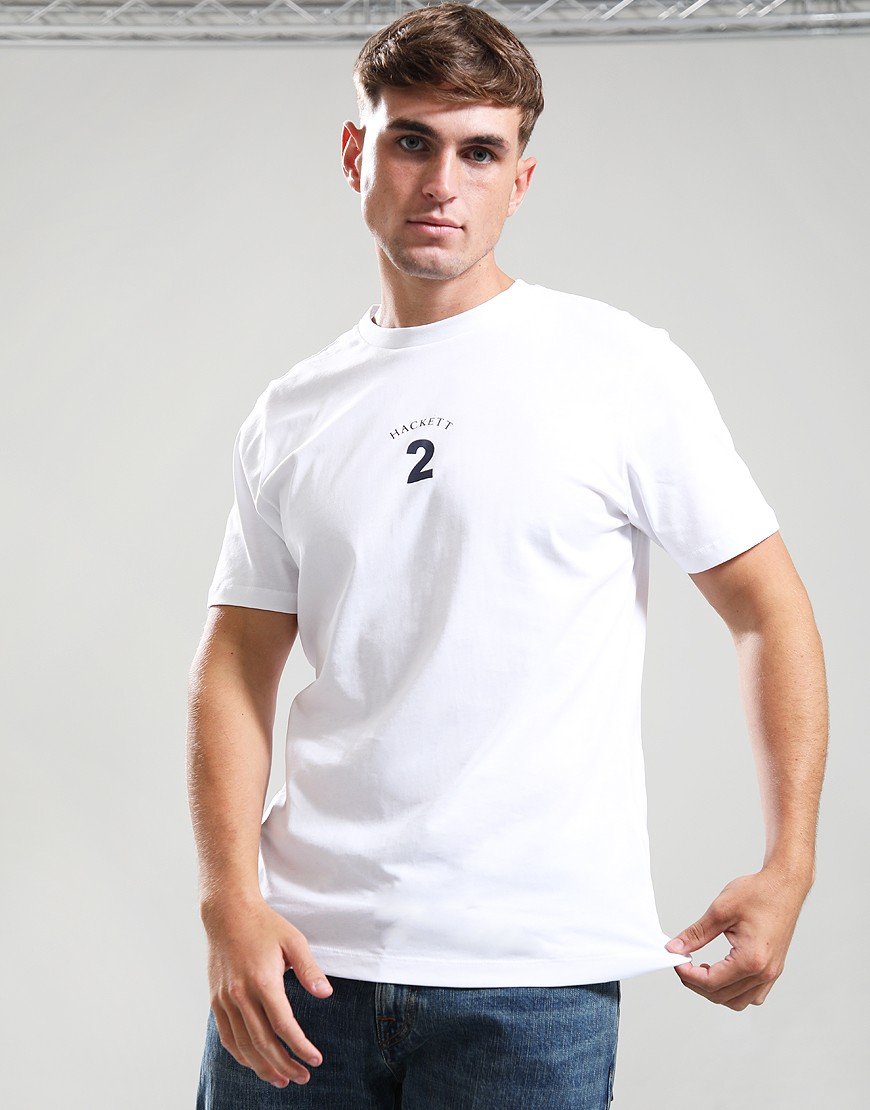 Hackett Heritage Number T-Shirt White