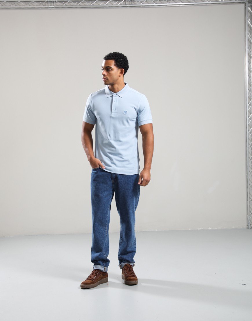 Henri Lloyd Falmouth Polo Shirt Fog Blue