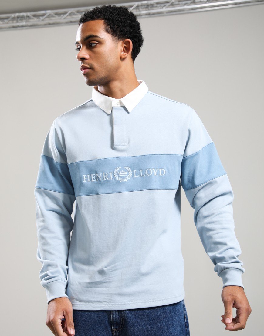 Henri Lloyd Voyager Rugby Shirt Fog Blue