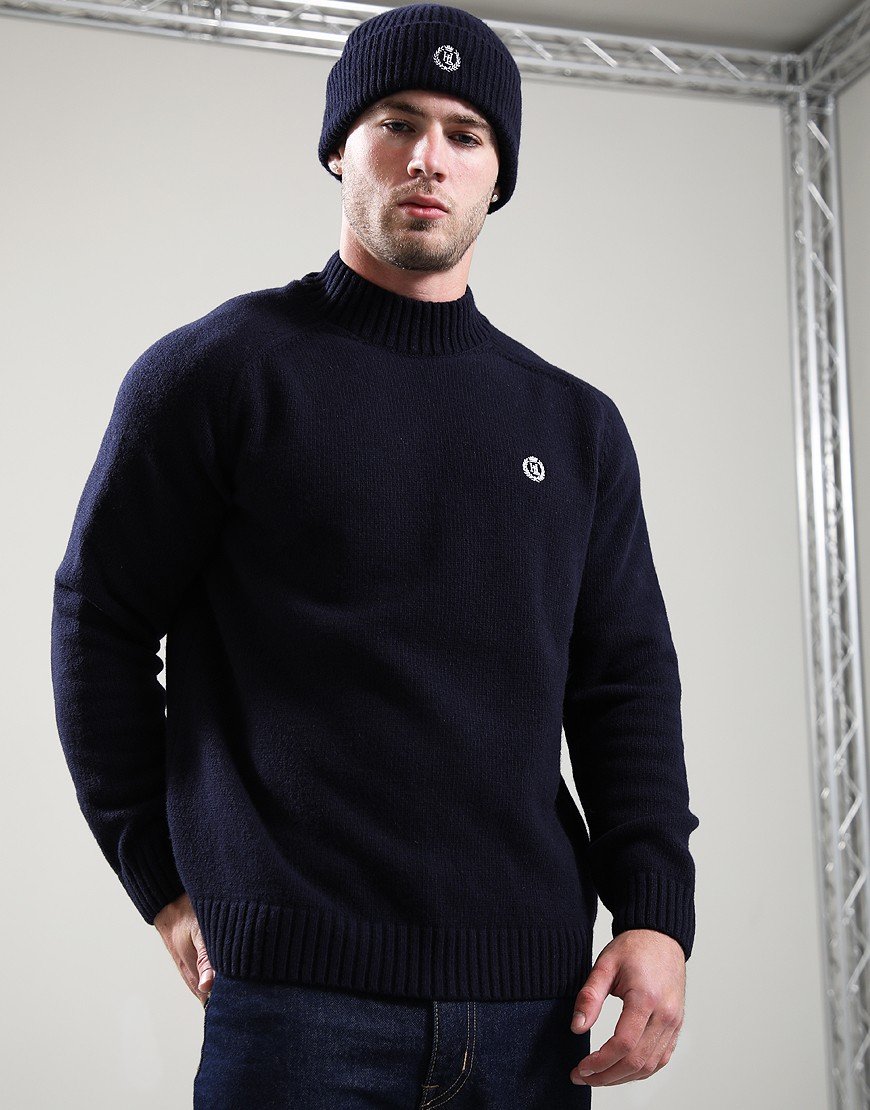 Henri Lloyd Clew Mock Neck Jumper Dark Navy Henri Lloyd Clew Mock Neck Jumper Dark Navy