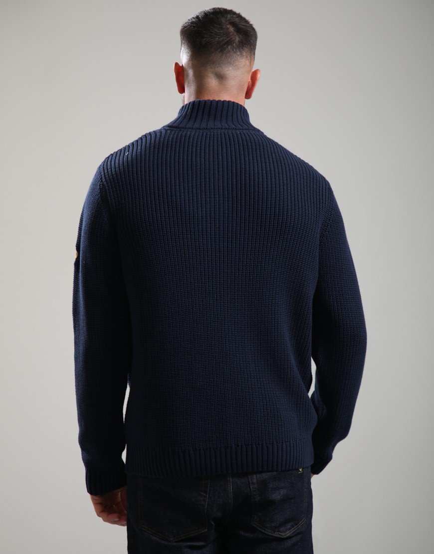 Henri Lloyd Golant 1/4 Zip Knit Navy Blue