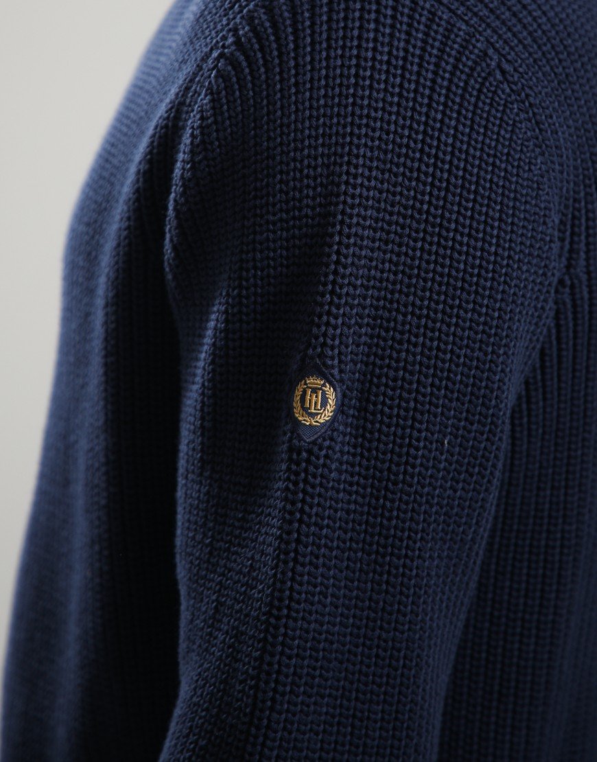 Henri Lloyd Golant 1/4 Zip Knit Navy Blue