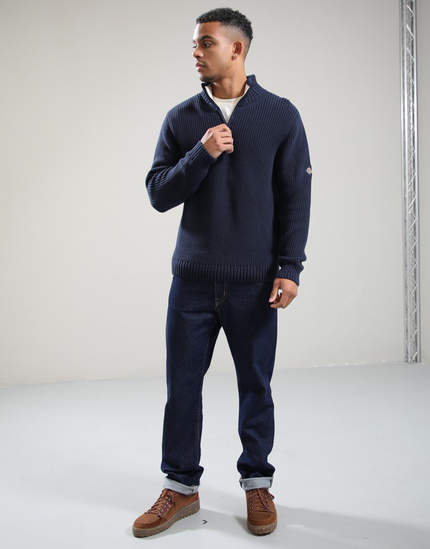 Henri Lloyd Golant 1/4 Zip Knit Navy Blue Henri Lloyd Golant 1/4 Zip Knit Navy Blue